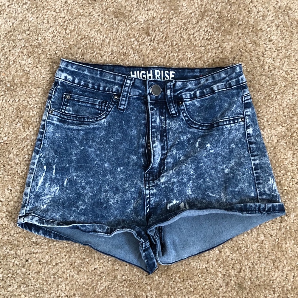 High rise shorts